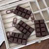 Edible Toy Chocolate Keychain: Dark & White Chocolate Car Charm Bestie Gift