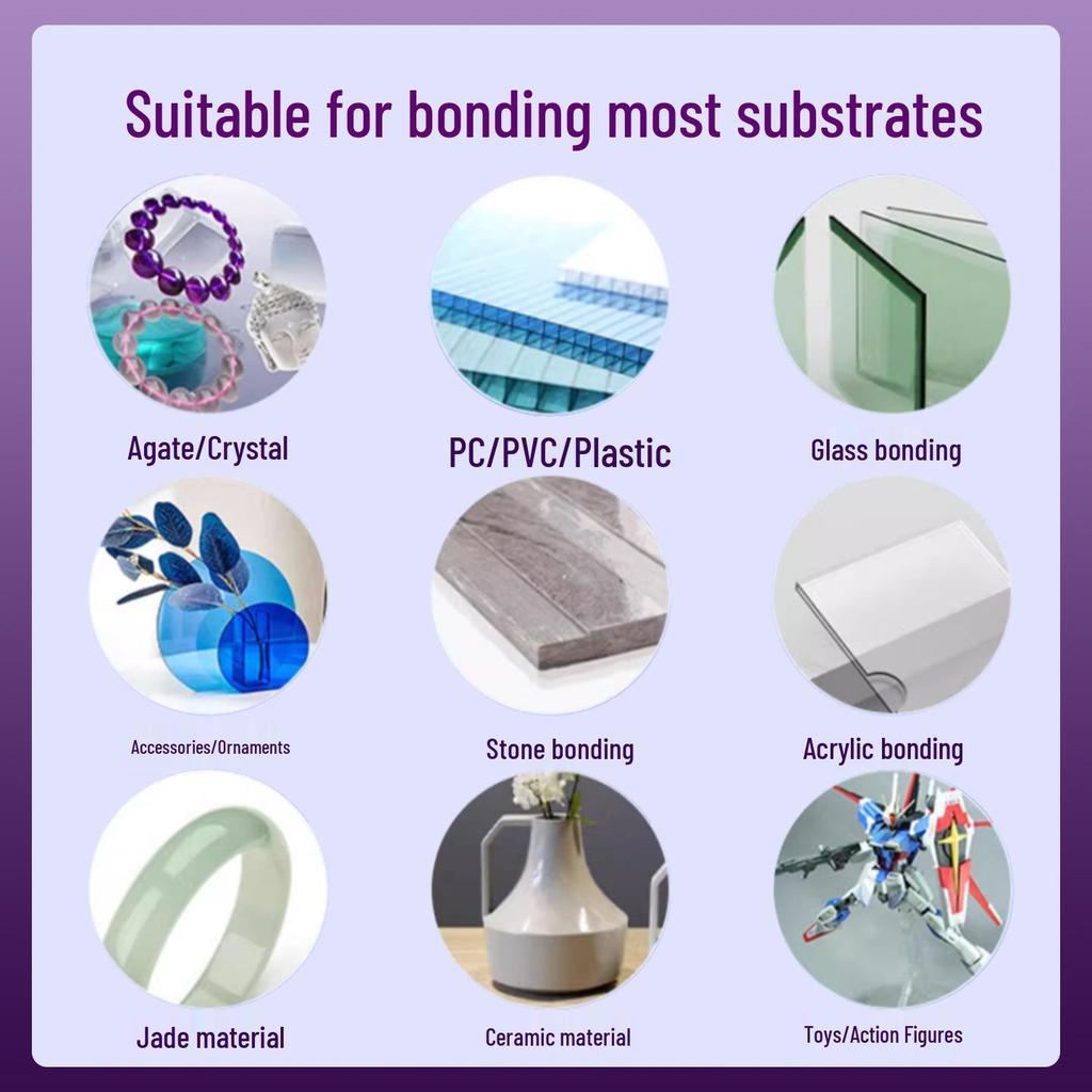 Transparent Epoxy Resin AB Glue for Strong Metal, Ceramic, and Electronic Bonding