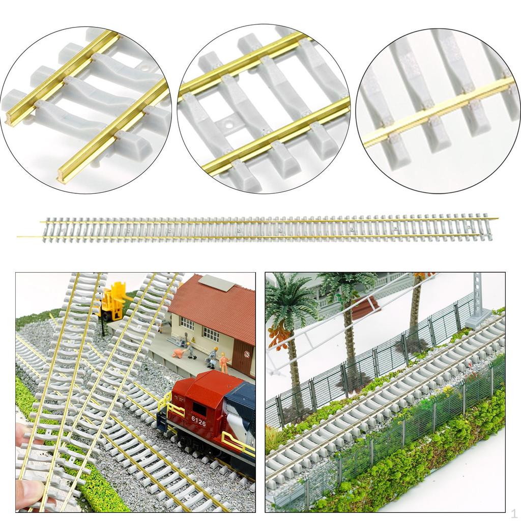 Model Train Parts for Micro Landscaping, Scale Railway Track, DIY Preschool