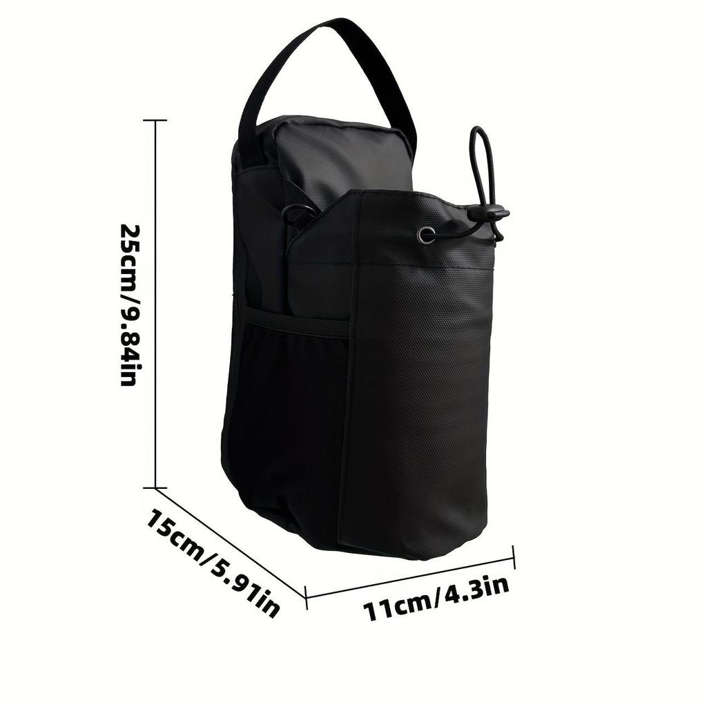 Men's Crossbody Gym Bag - Magnetic Fitness Shoulder Bag with Water Bottle Storage