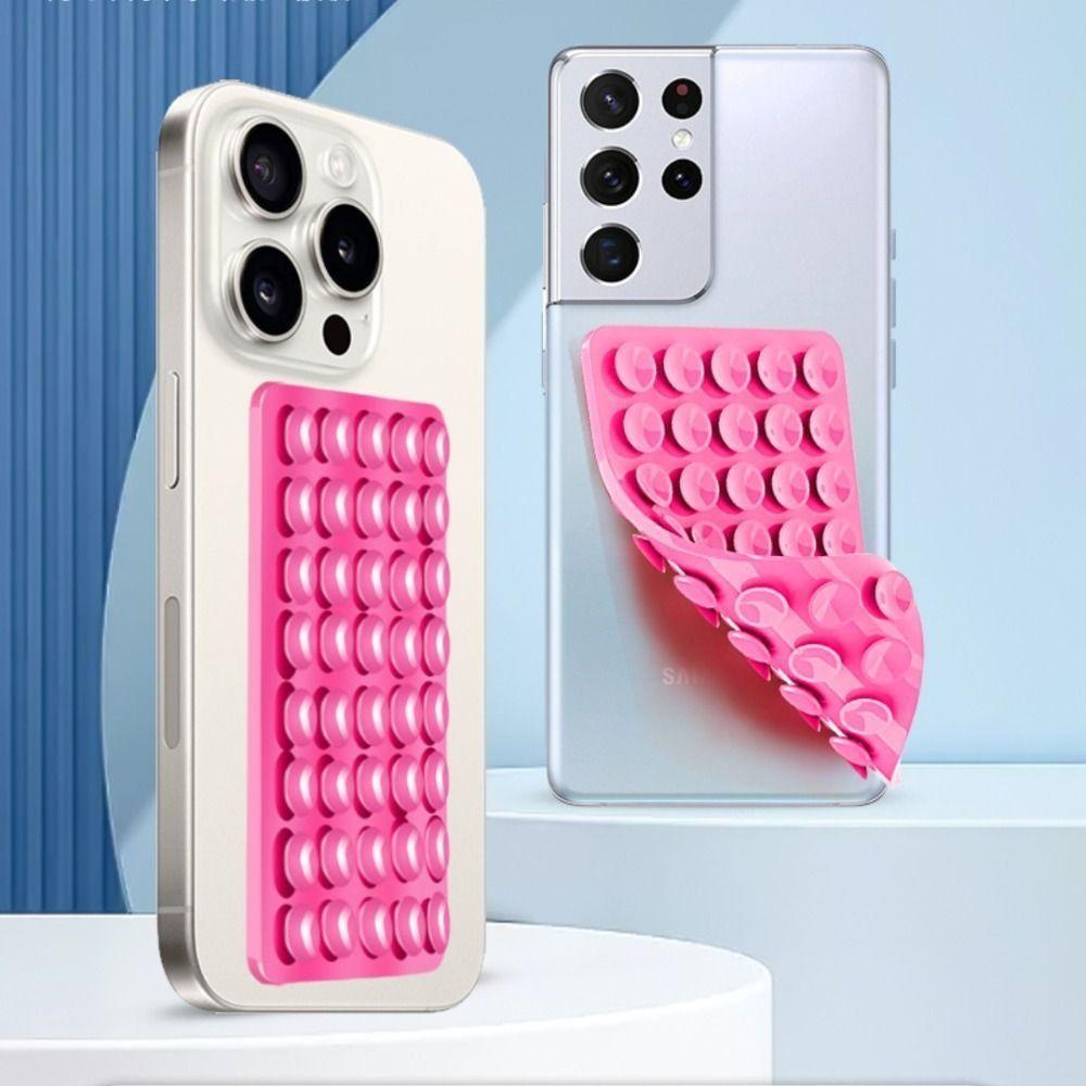 Double Side Rubber Sucker Pad Silicone Sucker Mobile Phone Fixed Pad New Suction Cup Bracket