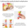 Kids Rain Rainmaker Rain Stick Musical Toy Raindrop Sound for Kids Rain Stick Baby Educational