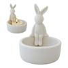Cartoon Animal Candle Holder with Adorable Bunny Design Home Decor Suitable for Living Room Bedroom