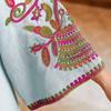 In Stock Middle Eastern Embroidered Long Robe - Women's Dubai Turkish Abaya Evening Dress