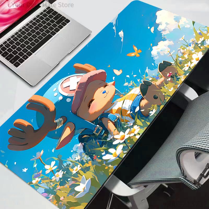 Mouse Pad Notbook Gamer Large Keyboard NonSlip Rubber Computer Carpet Desk Mat PC One Piece Gamer MousePad Anime
