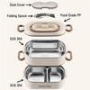 J1UL1N 1500Ml Double Layers Stainless Steel 304 Thermal Lunch Box With Insulation Bag Leak-Proof Bento Box Adult Student Food