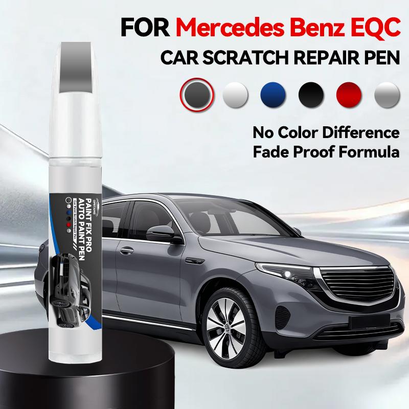 Fahrzeug zur exklusiven Nutzung Für Mercedes Benz EQC 1990-2026 Lackreparaturstift Lackstift Kratzerentferner DIY Autozubehör Schwarz Wh