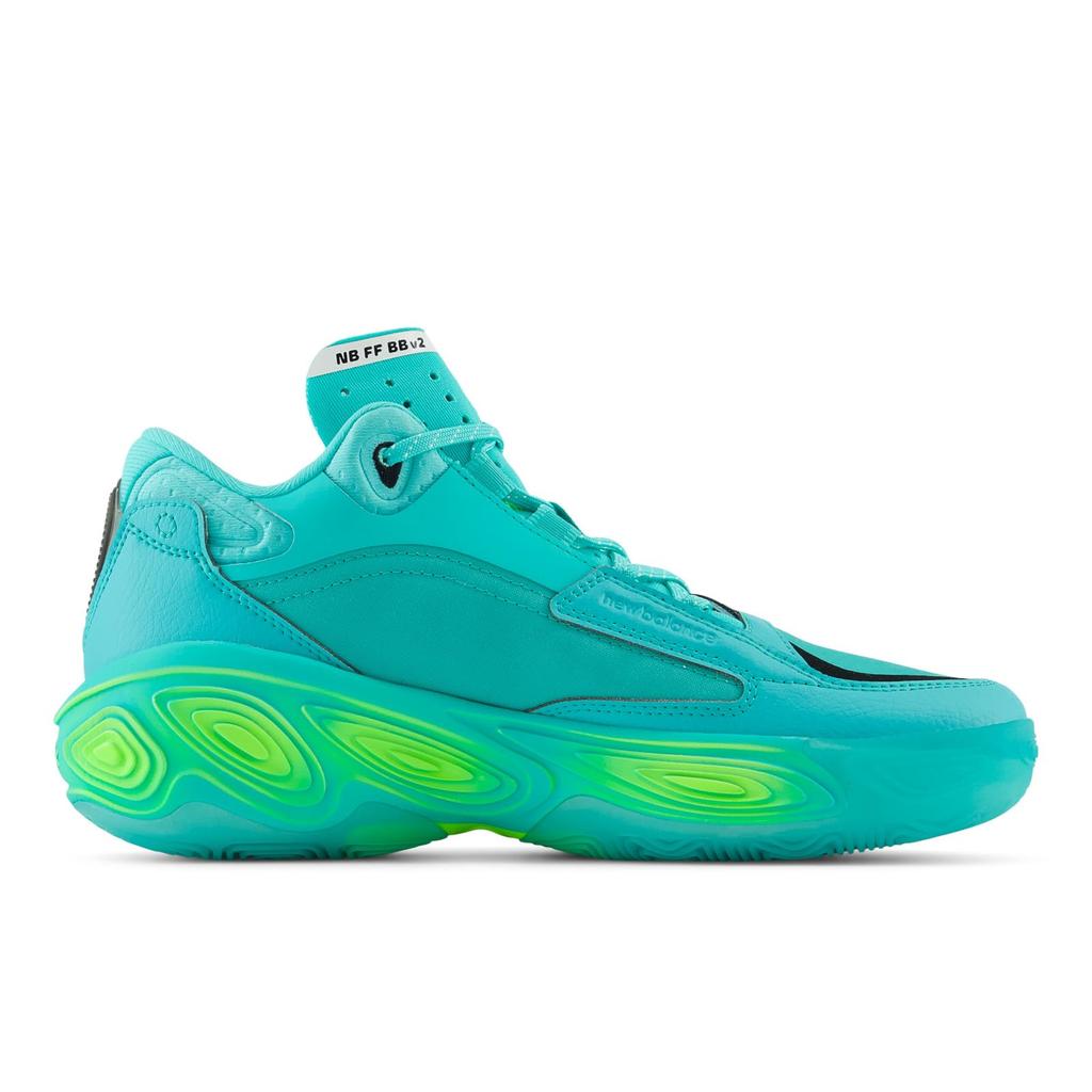 New Balance Fresh Foam BB v2 Basketball Shoes Wide H2 Size 2E (BBFRSH), Lightweight, Fit, (CYBER JADE), 27.5 cm,