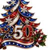 Office Holiday Ornament Christmas Acrylic Hanging Ornament, Glowing Tree Decor for Window Seasonal Wall, Festive Party Decoration, Indoor Outdoor Gift