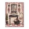 Retro Victorian Bathtub Vintage French Bathroom Tub Poster Canvas Painting Print Wall Art Picture for Bath Room Home Decor