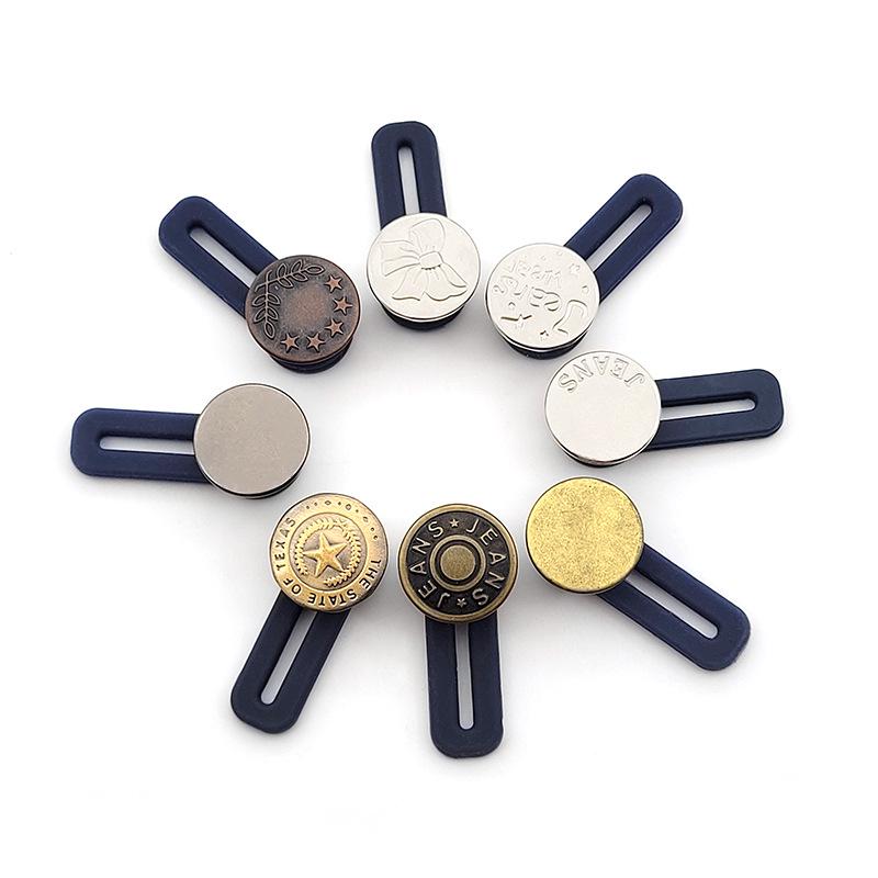 Adjustable Metal Waist Extension Button for Jeans
