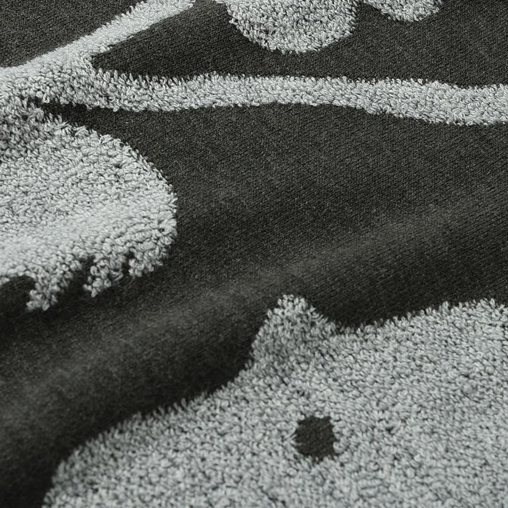 Dámský svetr 2023 podzim - topy s dlouhým rukávem a vroubkovaným výstřihem pletený oversized svetr ležérní potisk svetr