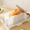 1PC Toast Slicer 34x19.3x14cm Adjustable Width Toast Slicer Bread Slicers Guide For Homemade Bread Kitchen Baking Accessories