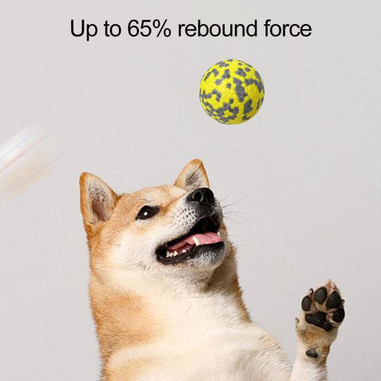 Yousheng Dog Ball Toy High Elastic Bite Resistant Anxiety Relief with Unique 3D Protrusions for Aggressive Chewers Interactive Pet Supplies
