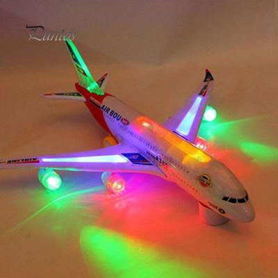 Kids Toy Autopilot Flash Sound Aircraft Music Lighting Toys Airplane