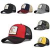 Duck Cap Tongue Sika Deer Animal Patch Embroidered Baseball Cap Curved Brim Hat