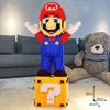 35cm Super Marios Bros Large Construction Blocks Anime Figure Cartoons Model Gient Super Mario Blocks Ornaments Children Gifts