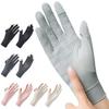 1Pair Summer Sun-protective Gloves Flip Your Fingers To Touch The Screen Breathable Raw Yarn Cycling UV Protection Gloves