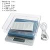 USB-Aufladung Lithium-Batterie Mini Präzision LCD Digital Küchenwaage Gewichtswaage Tee Backen 3kg/0.1 500g/0.01