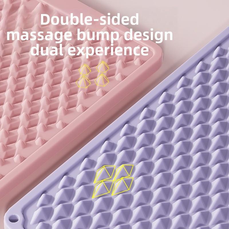 44 * 34Cm Soft Silicon Acupressure Board Jogging Foot Massage Pad Soles of Feet Through Meridians and Collaterals in Situ Indoor