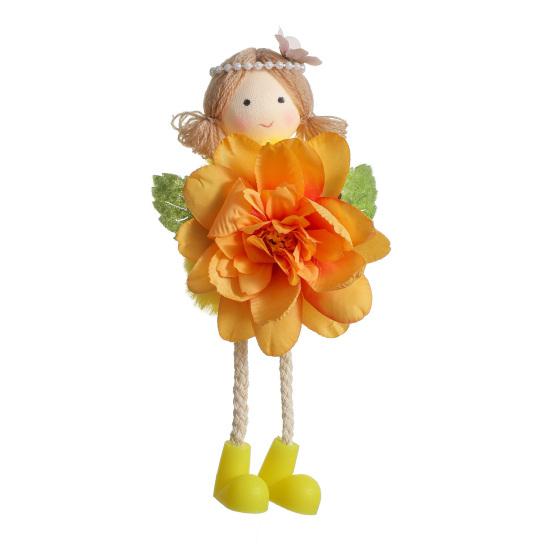 Jarní víla dívka ozdoba květina anděl závěsný přívěsek zasněná pohádková tématická dekorace na vánoční stromek svatební party výstavy