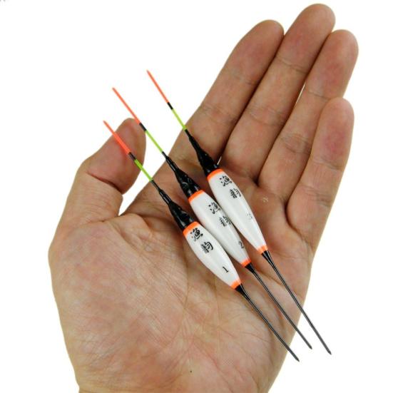 MUQZI Sportzubehör, 3 Stück, leuchtendes LED-Licht, elektronisches vertikales Nachtfischen, Schwimmer, Bobber-Boje