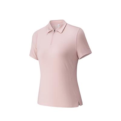 Training Quick-Dry UV Protection Polo Shirt Summer T-Shirt Women Tops Soft-Pink 962627110-3
