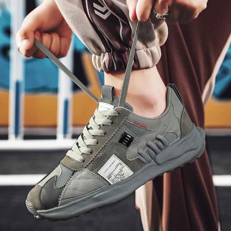 Pánské boty letní prodyšné 2025 nové síťované sportovní ležérní běžecký design niky táta všestranné trendy boty