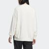Adidas Originals Sweatshirts Women's White Crew Neck Moderate Regular (Unisex) Sweatshirts IK8662