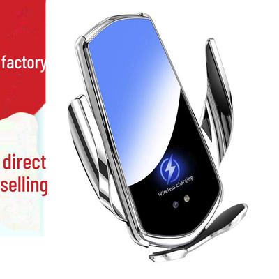 Magnetischer Telefonhalter und Halterung für kabelloses Laden im Auto.