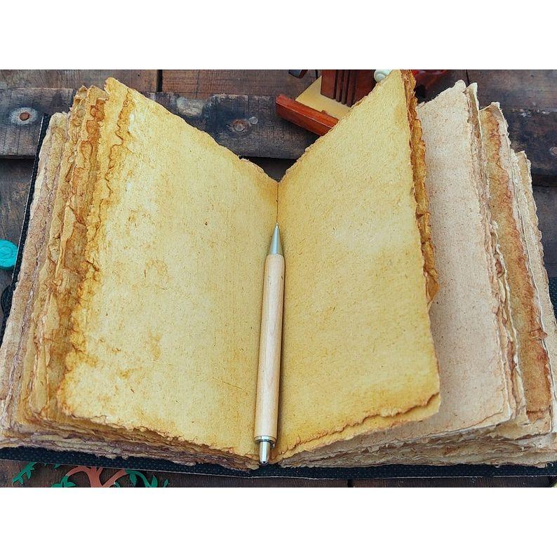 Leather Journal, Doors of Durin, Tolkien Lord of the Rings, Gift for him, gift for her, Book of shadows, fantasy journal, wedding guest book