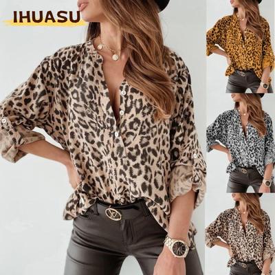 Moda Donna Casual Camicie a Manica Lunga Design Unico
