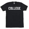 COLLEGE T Shirt Higher Learning Educated PhD Belushi Animal House Fraternity Tee
