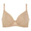 Wacoal Simple Smaller Bra Large Underbust Qui BRB452, 3/4 Cup, DEF, Size, (BE-Beige, F100)