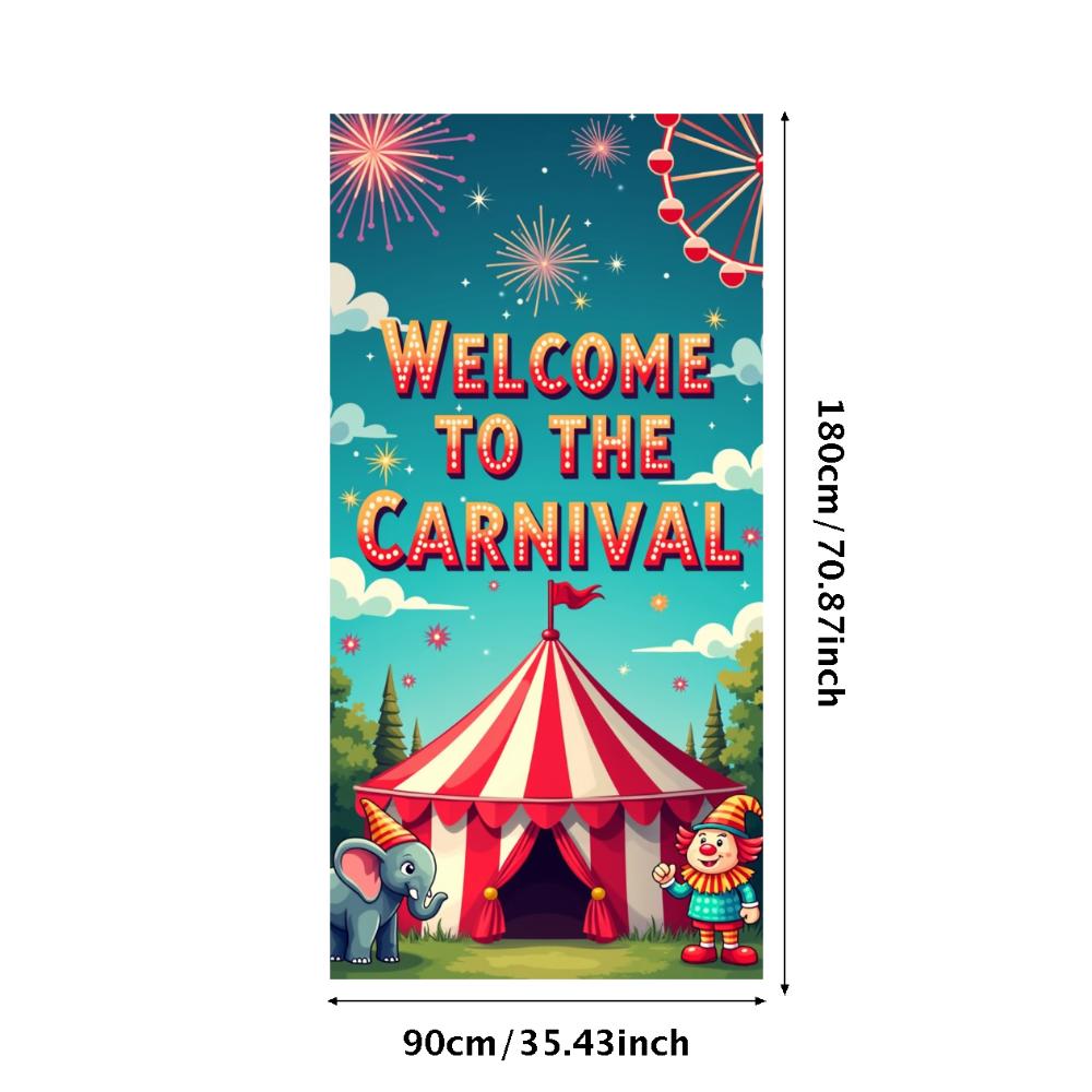 Event Backdrop Large Carnival Banner Decor Reusable Welcome Backdrop For School Event Festival Decor Birthday