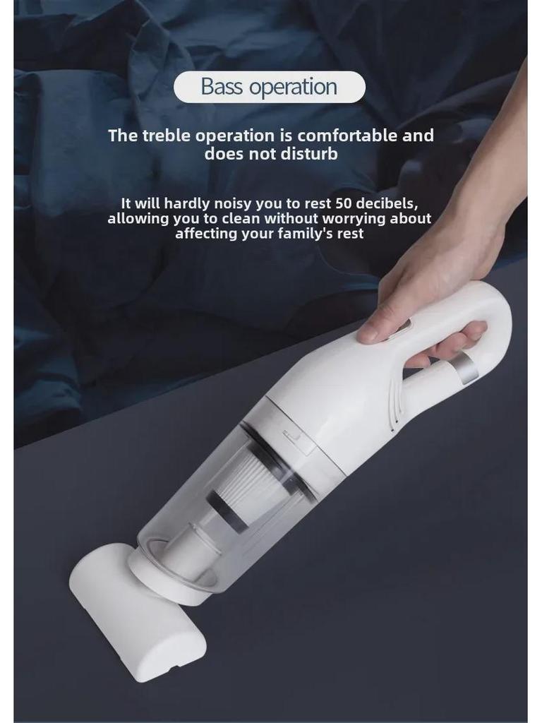 Compact Portable Car Vacuum Cleaner with High Suction Power