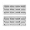 Pack Air Grills Steel Construction 20 Ventilation Slots Mounting For Indoor Edges