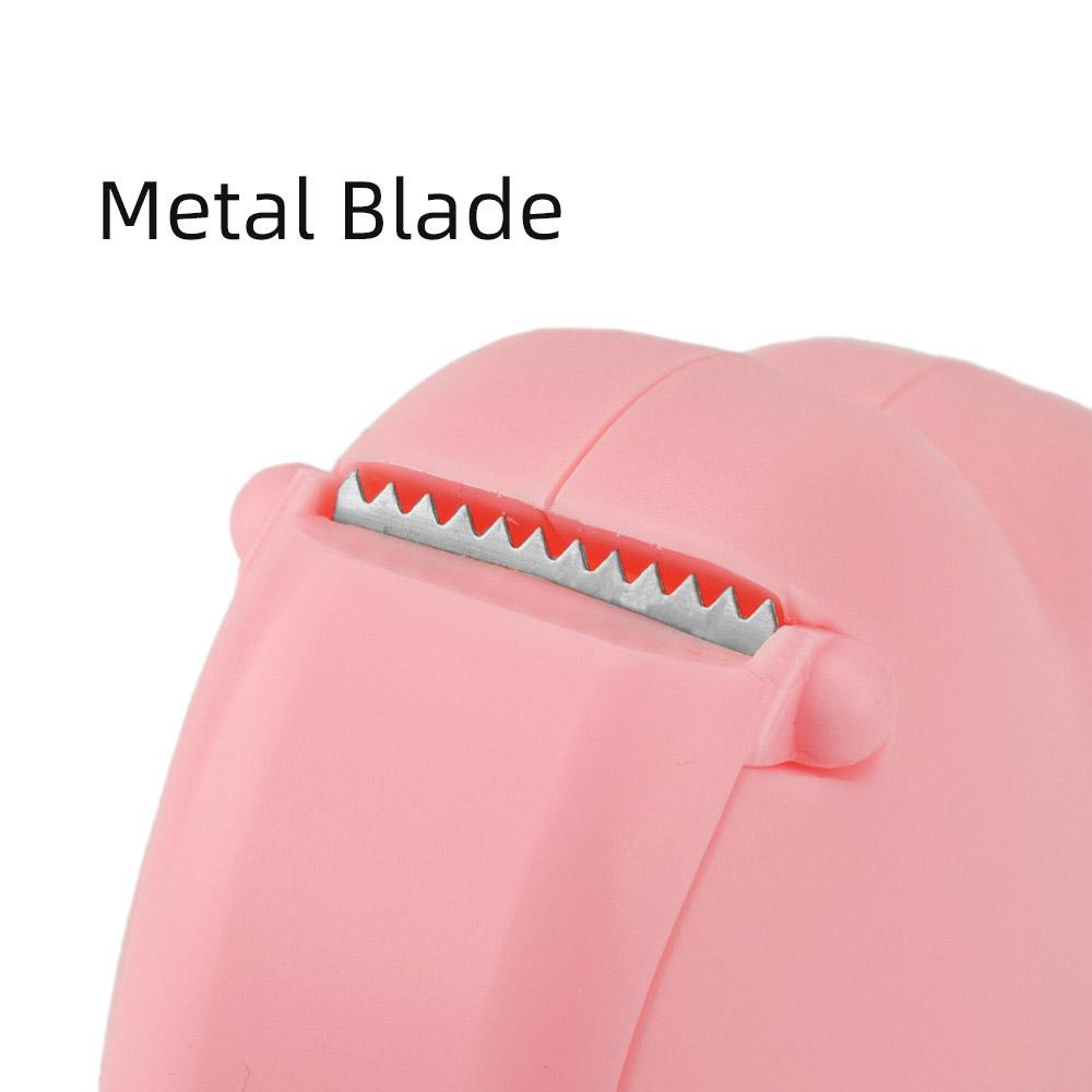 Eyelash Extensions Tape Dispenser Cutter Refill Tool Professional Lash Extension Supplies Portable Reusable Pink Makeup Accessory for Salon Home Use