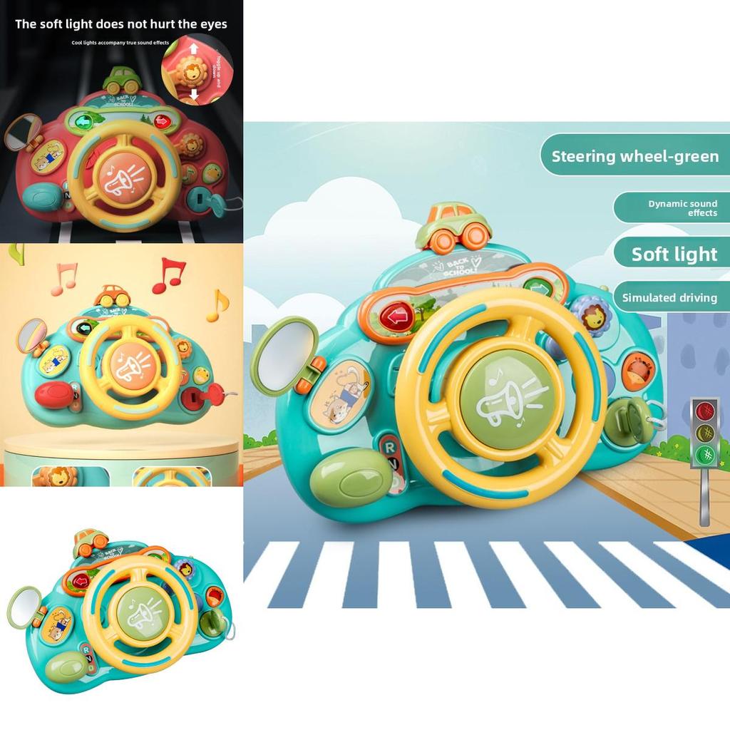 Childrens Educational Driving Toy Steering Wheel With Music And Sound For Early Learning