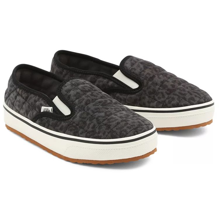 Vans Cheetah Slip-On 2 Low Top Skate Shoes Unisex Sneakers Black White VN0A4UWOA68