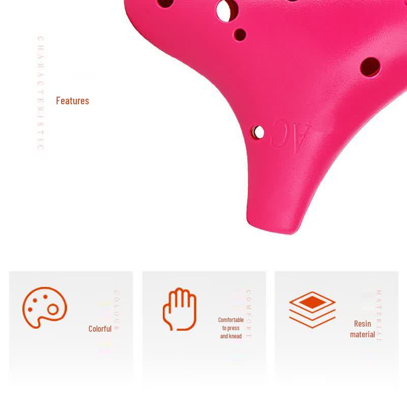 Lovebird 12-Hole AC Resin Ocarina