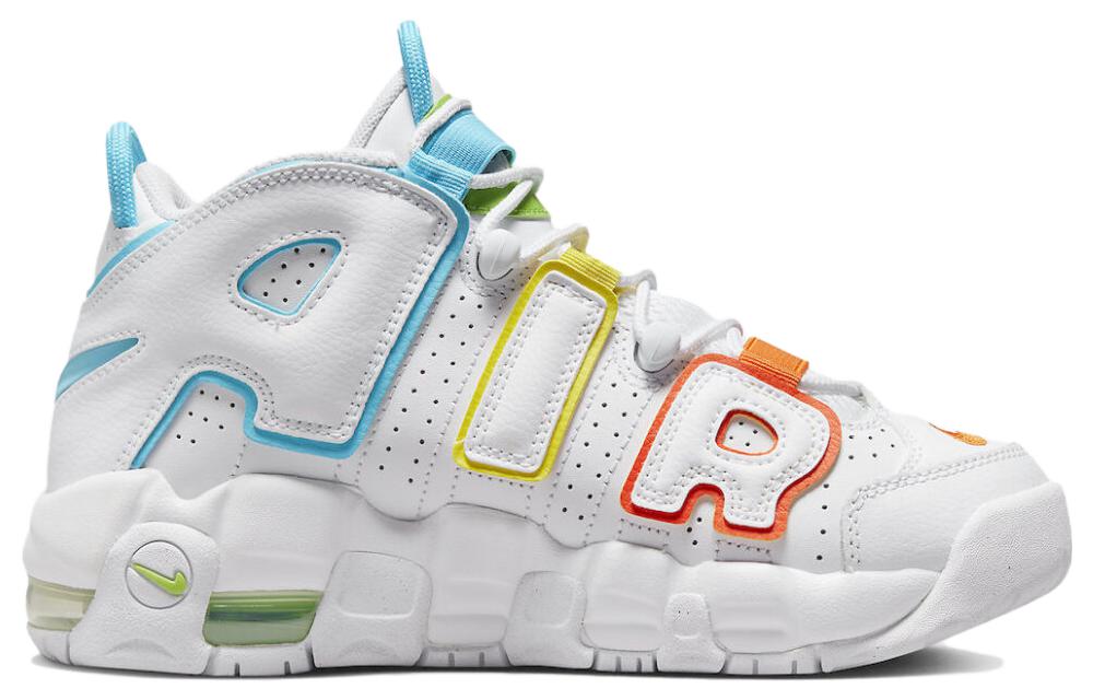 Nike Air More Uptempo White Multi-Color GS FJ4624-100