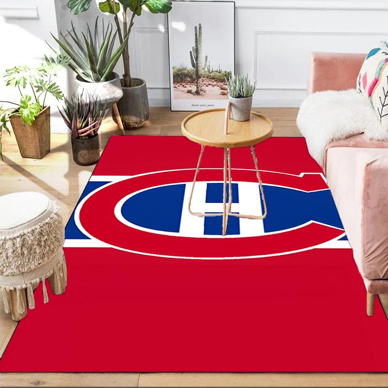 Canadiens Hockey Team Area Rug Suitable for Indoor And Outdoor,Carpets for Kitchens, Homes, Offices, Living Rooms,Home Decor,Christmas Gift