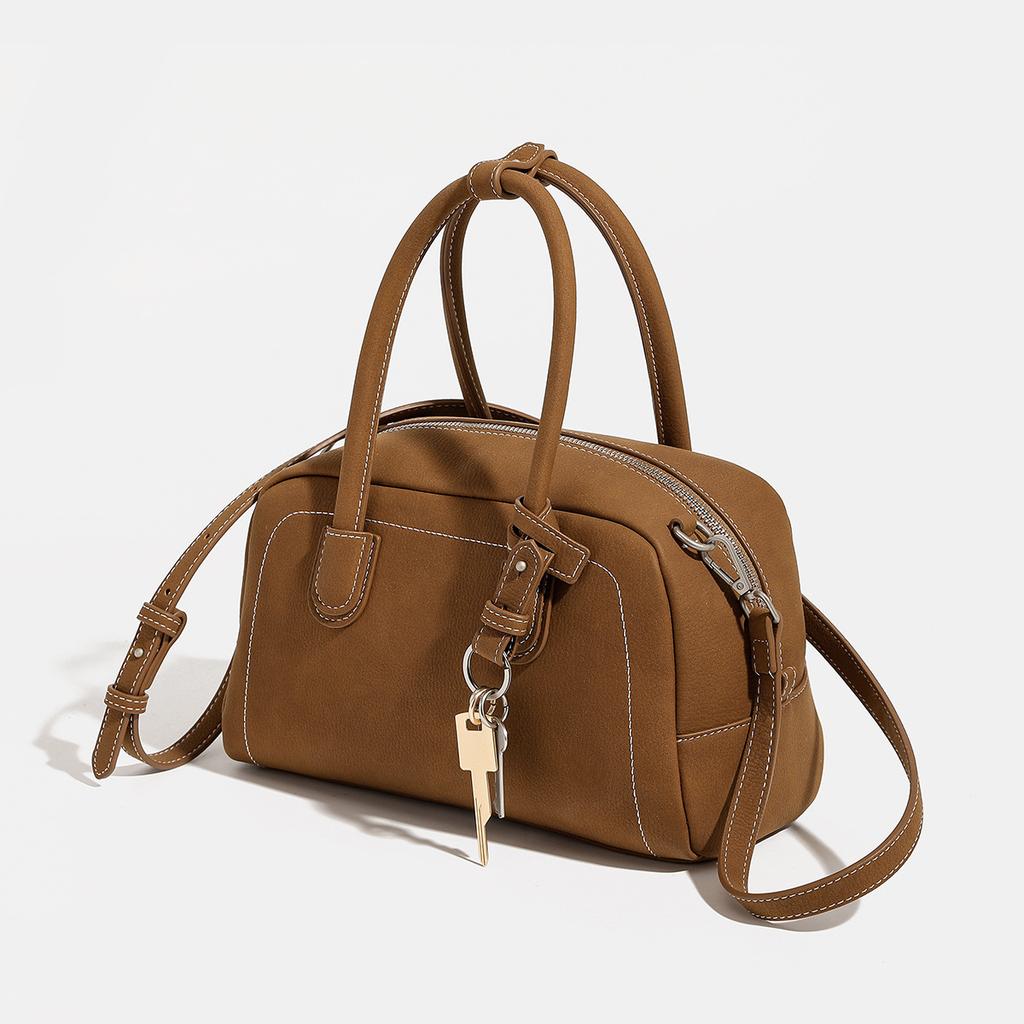 French Niche Retro Underarm Bag for Women New Autumn Shoulder Bag Matte Sense Commuter Boston Pillow Bag