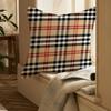 Elegant and Simple Home Plaid Pattern Pillow Case Printing Pillowcase Living Room Sofa Cushion Cover Bedroom Room Decor