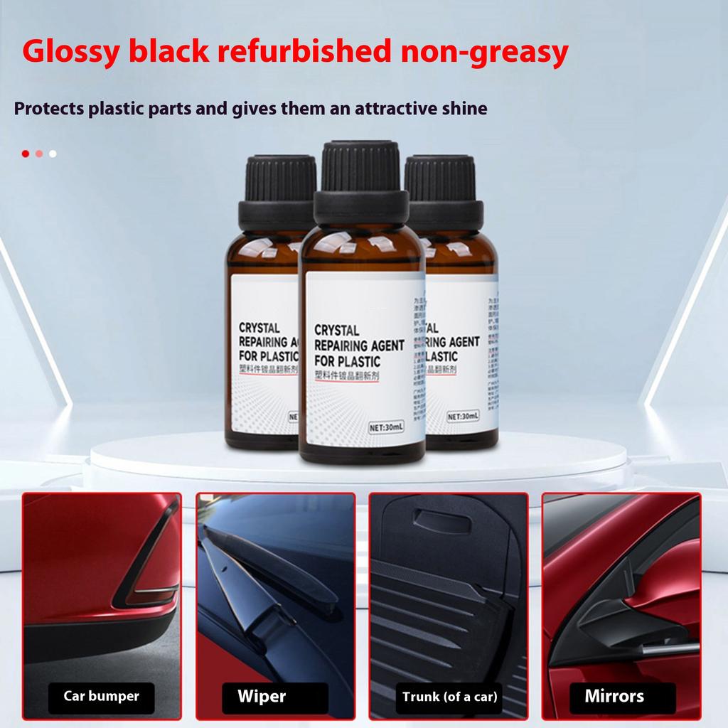 Professional Plastic Renovation Cream Refreshing Coating Cleaning Agent for Dashboard Leather Plastic Surfaces Quick Fix