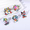 Contemporary Abstract Picasso Art Painting Enamel Pins Geometric Dog Cat Bear Brooches Lapel Badge Jewelry Gifts for Friends