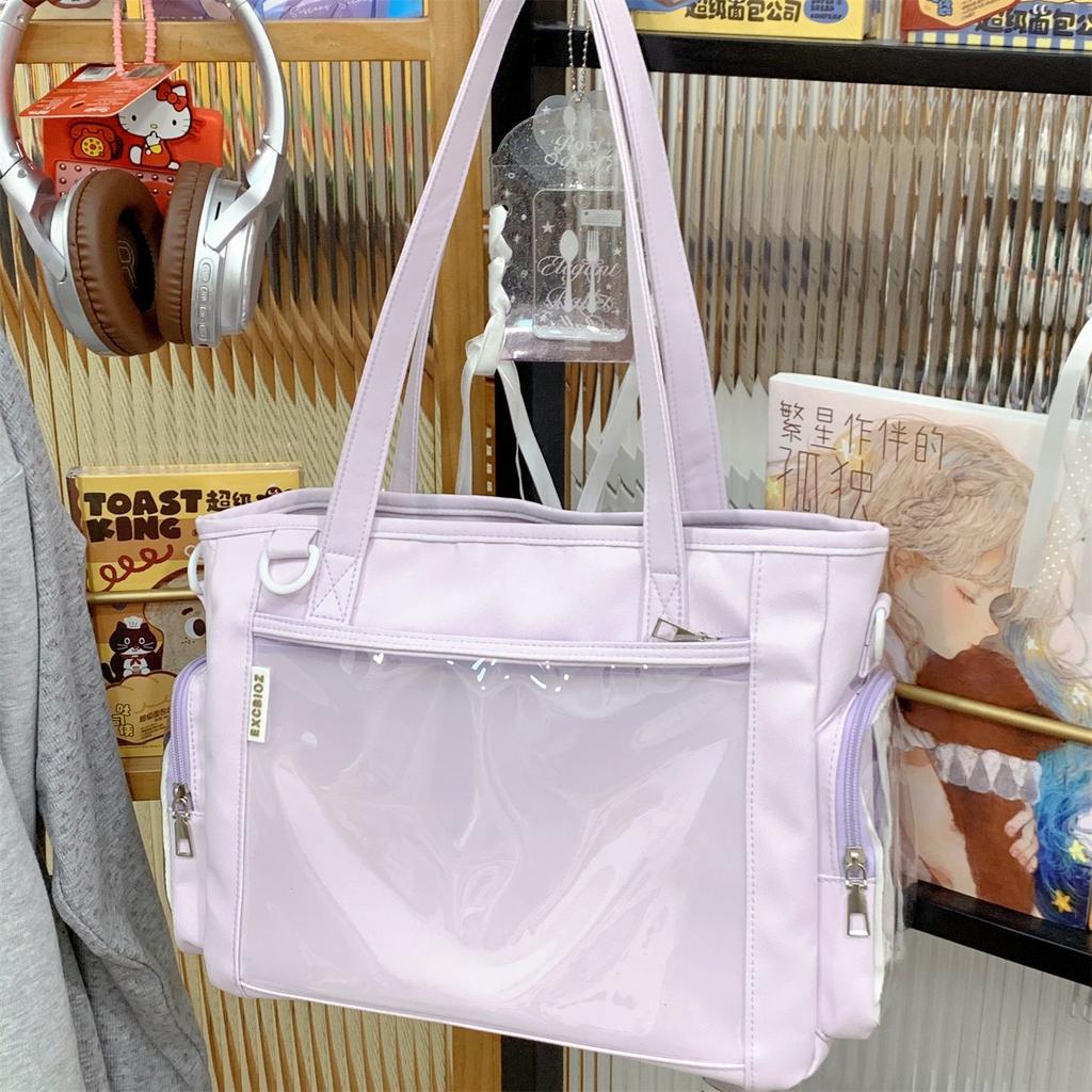 Ita Bag Clear Window Tote Bag Anime Display Shoulder Handbag