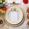 Convenient Built-in Flatware Pocket Paper Napkins Thicken Dinner Napkins  Dinner Party