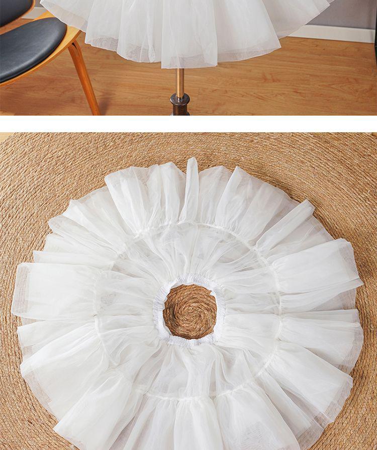 Everyday Lolita Soft Tulle Mini Petticoat – 35CM Boneless Support for Cosplay